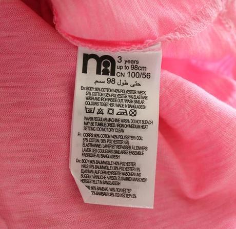 Tričko vel. 3 roky, mothercare,98