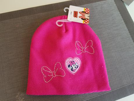 Nová dětská zimní čepice disney s minnie 1-3, disney,86