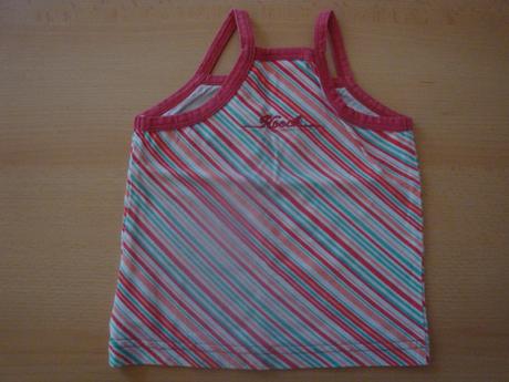 Tílko letní pro holčičky - proužkované , 92
