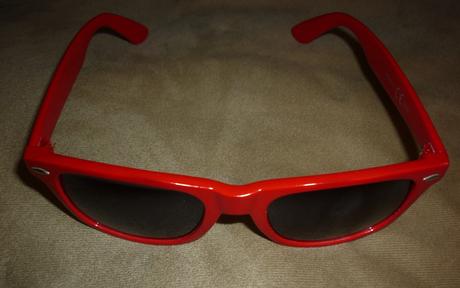 Dámské červené sluneční brýle,