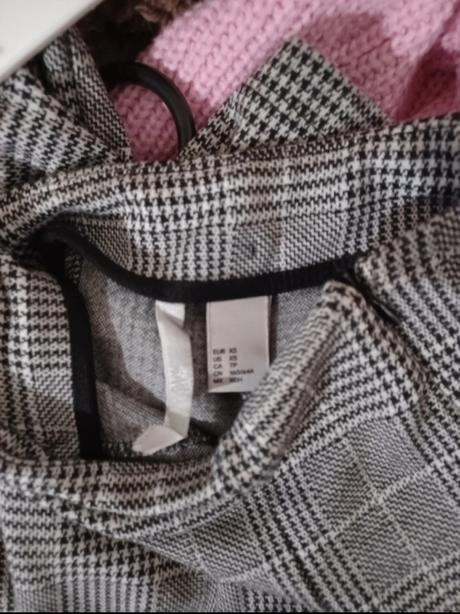 Kostkované kalhoty do zvonu h&m, h&m,158