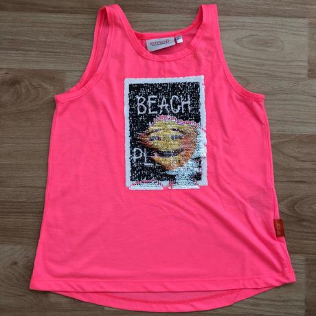 Menive obrazky emoji neonova ruzova barva 134/140, 134