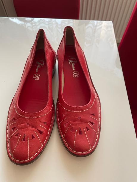 Baleriny kožené baťa vel 37/38, baťa,38