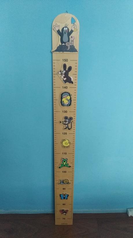 Metr krteček, dřevěný, 