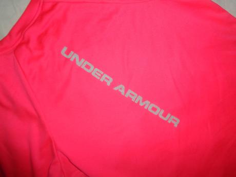 Krásné svítivě růžové tričko 122/128, under armour,122