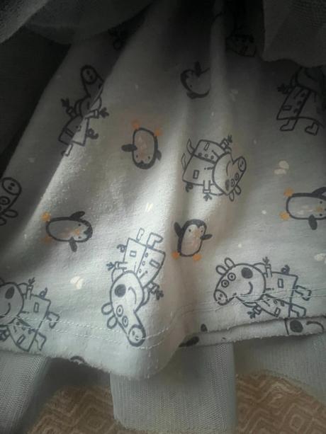 Teplejší šaty s pepinou vel. 110/116 / 4-6 let, 116