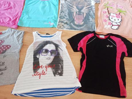 Balík mix oblečení na holku od vel.104-122, 104–116