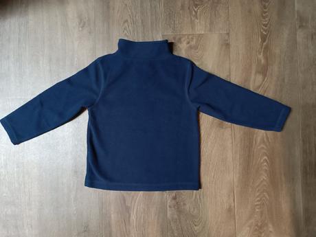 2x tmavě modré fleecové mikiny, vel.98 (2-3 roky), f&f,98