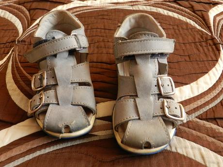 Boty sandálky modré essi 25, essi,25