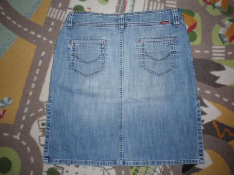 H.i.s sukně-sukýnka džínová-riflová vel.l., l
