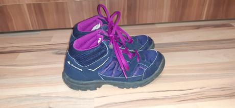 Dívčí kotníkové turistické boty na šněrování 35, 35
