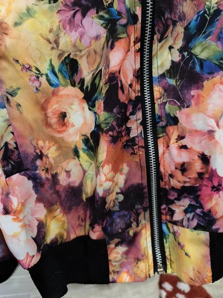 Kytičková jarní bunda bomber bombr, 164