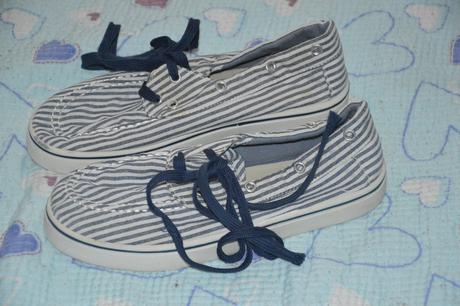 Námořnické plátěnky, letní boty, 36