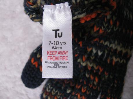 Barevné prstové rukavice v.7-10 let/v.54, tu,134