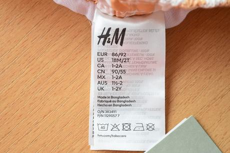 Kraťasy vel. 86/ 92, h&m,86