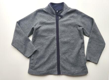 Propínací fleecová mikina vel. 134, 134