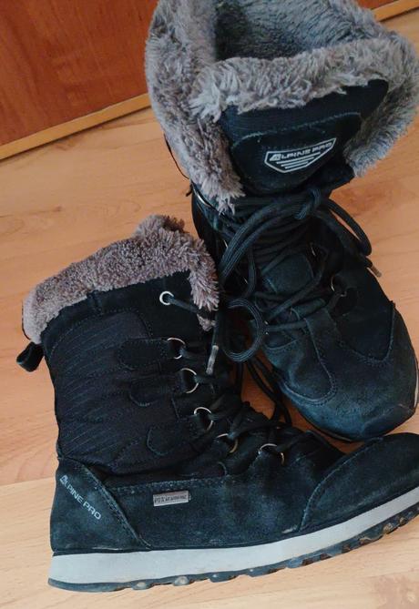 Zimní boty alpine pro s membránou ptx, alpine pro,35