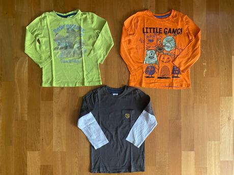 Chlapecká trička - 3ks - vel. ca 110, f&f,110