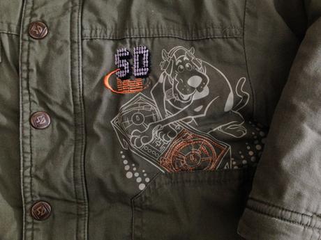 Zimní bunda scooby-doo vel. 104, 104