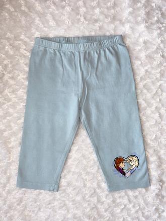 Modré 3/4 legíny s frozen ii, 116