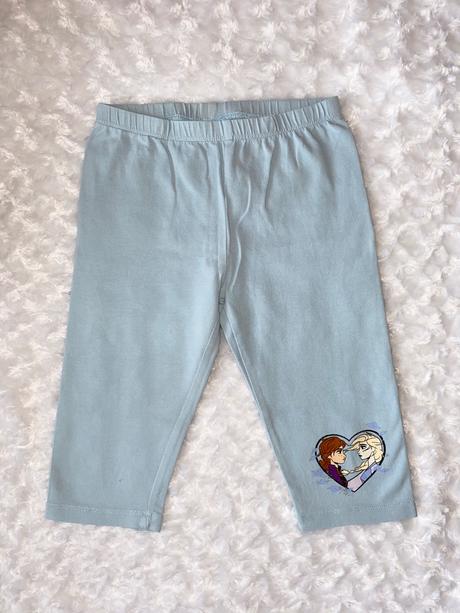 Modré 3/4 legíny s frozen ii, 116