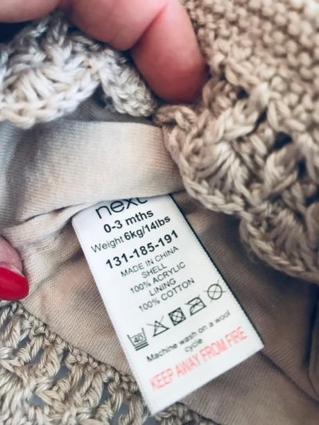 Čepice upletová next - v.0/3 měs., next,62