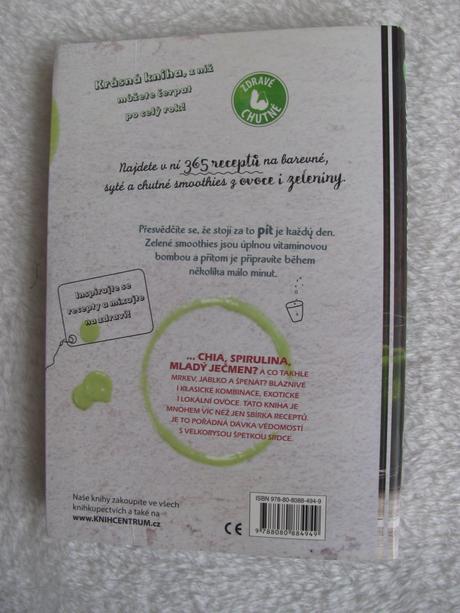 Kniha s recepty na smoothies,