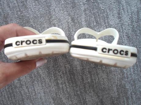 Bílé žabky, crocs,40