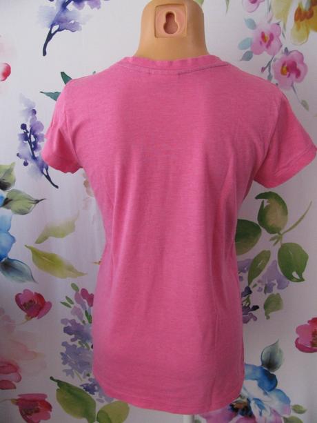 Dámské sytě růžové tričko s našitým nápisem, animal,l