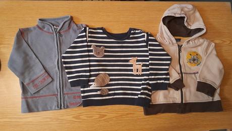 Dětské mikiny, vel. 74-80, 3 kusy, marks & spencer,74