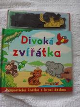Magnetická knížka divoká zvířátka,