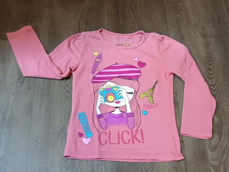 5x dívčí trička s dlouhým rukávem, vel.104, kiki&koko,104