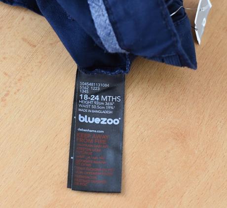 Kalhoty vel. 18 - 24 m, bluezoo,92