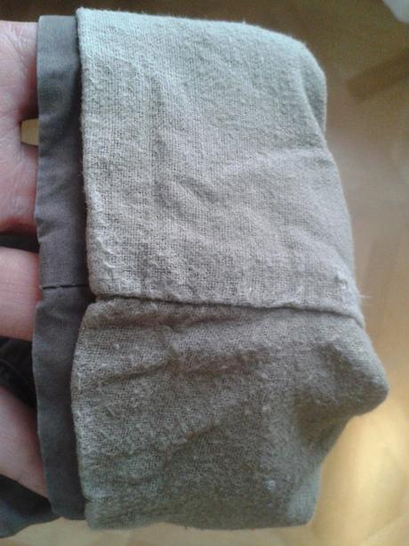 Kalhoty outburst plátěné s podšívkou dívčí vel. 98, 98