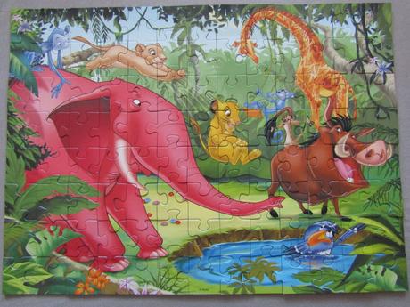 Puzzle ravensburger lví král 6+,