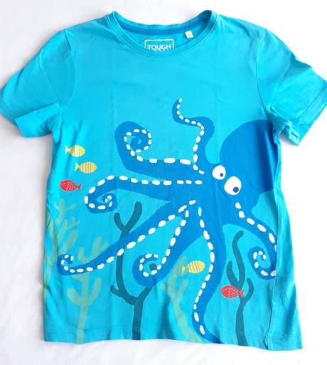 Tričko s chobotnicí 140, c&a,140