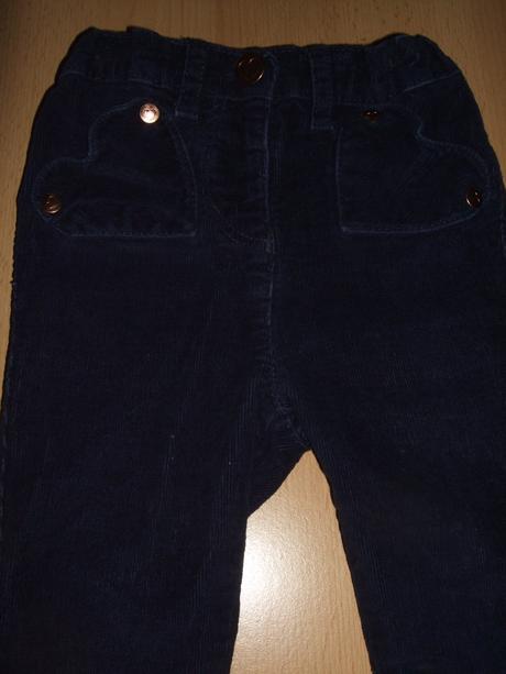 Elastické kordové kalhoty tu- nenošené, tu,80