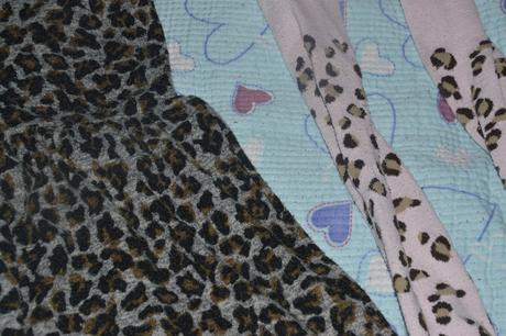 Úpletové šaty a punčošky, gepardí vzor, zara,128