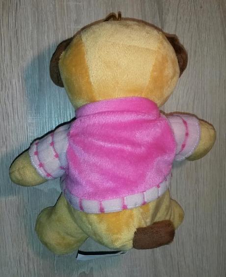 Plyšový pejsek v tričku výška 24 cm, 