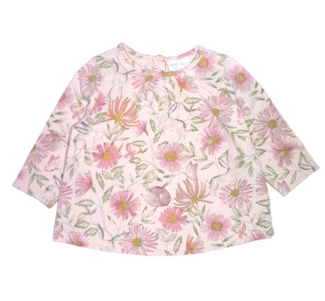 Květované tričko vel.62, next,62