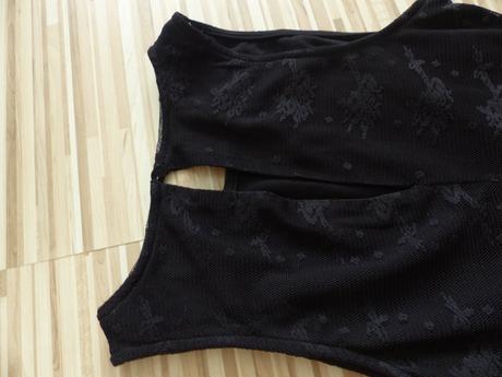 Černé krajkové šaty zara vel. xs, zara,xs