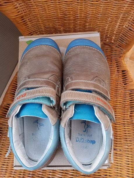 Kožené polobotky, d.d.step,36