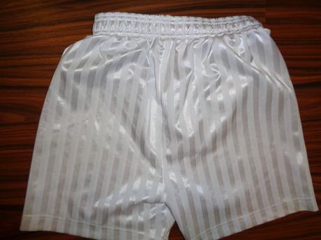 Sněhově bílé pruhované dresíkové šortky, john lewis,140