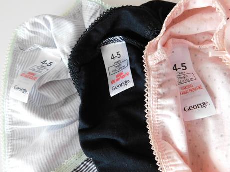 Dívčí bavlněné kalhotky, george,104