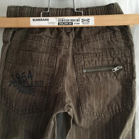 Vel. 98 khaki chlapecké kalhoty, 98