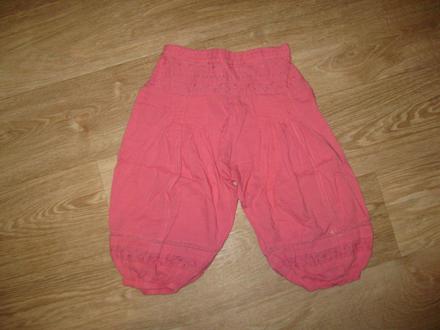 Krásné haremové plátýnkové 3/4 s krajkou, next,104