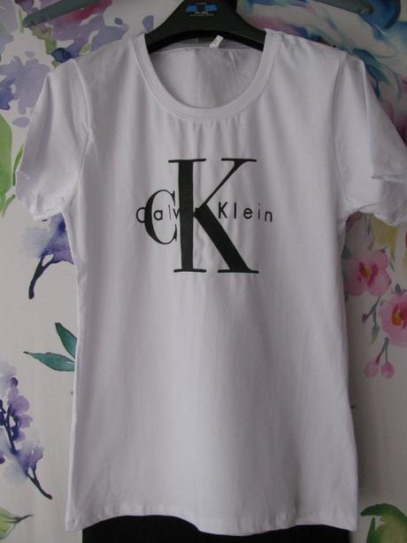Dámská, dívčí souprava - tričko a legíny ck, calvin klein,xl