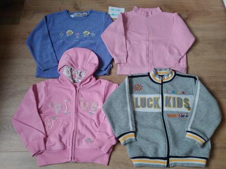 4 x mikina, vel 110/116, 110