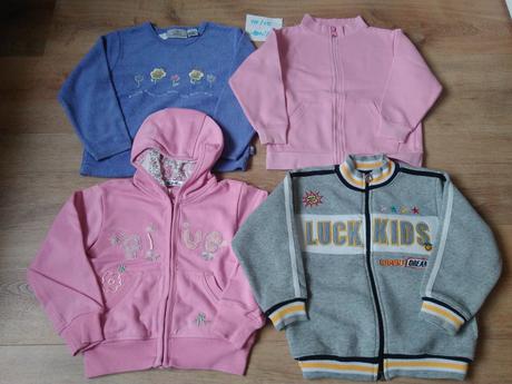 4 x mikina, vel 110/116, 110