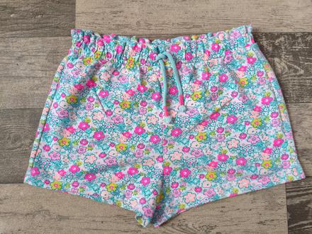 Šortky kytičkové, matalan,140